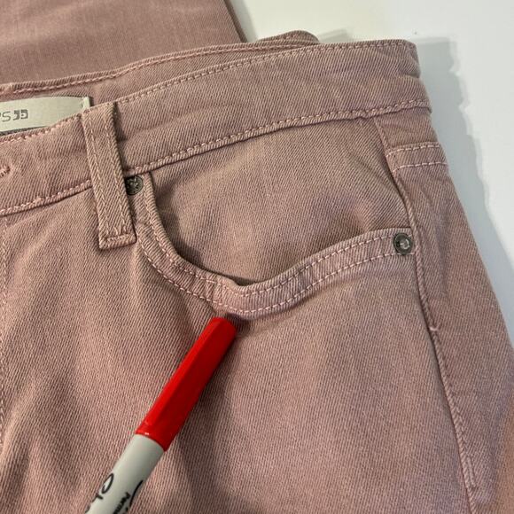Joe’s Jeans Women’s 29 Mid Rise Skinny Mauve Pink Stretch Denim Pants Made USA - Picture 14 of 14